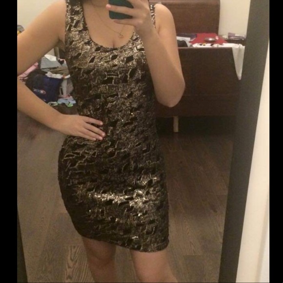 SEQUIN BODYCON DRESS - Picture 5 of 5